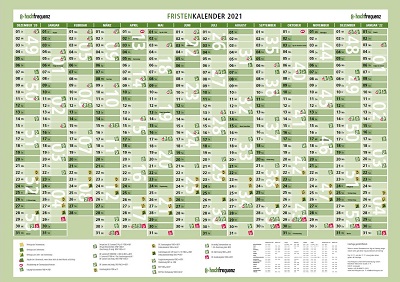 Der Fristenkalender 2021 Ist Da! - Hochfrequenz